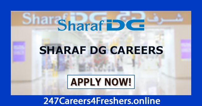 Sharaf Dg Careers